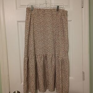 SHEIN Multicolor Floral Maxi Skirt